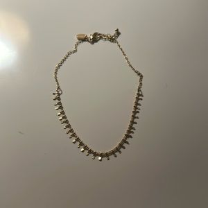 Gold choker necklace